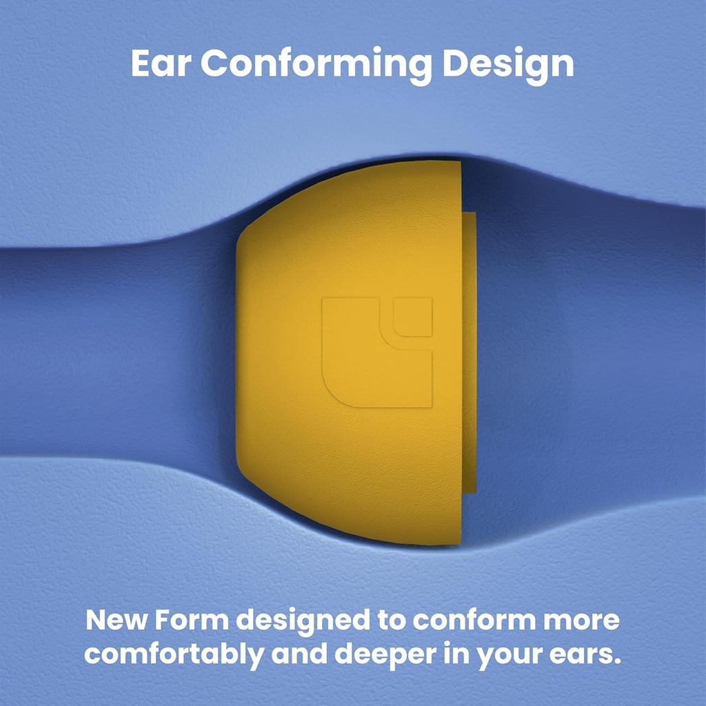 Foam Masters Ultra-Premium Memory Foam Ear Tips for AirPods Pro 1st & 2nd Gen | 3 Pairs | Black Magic Ver 6.0 | Secure | Comfort | Better Noise Cancel | Replacement Buds – Orange, Medium