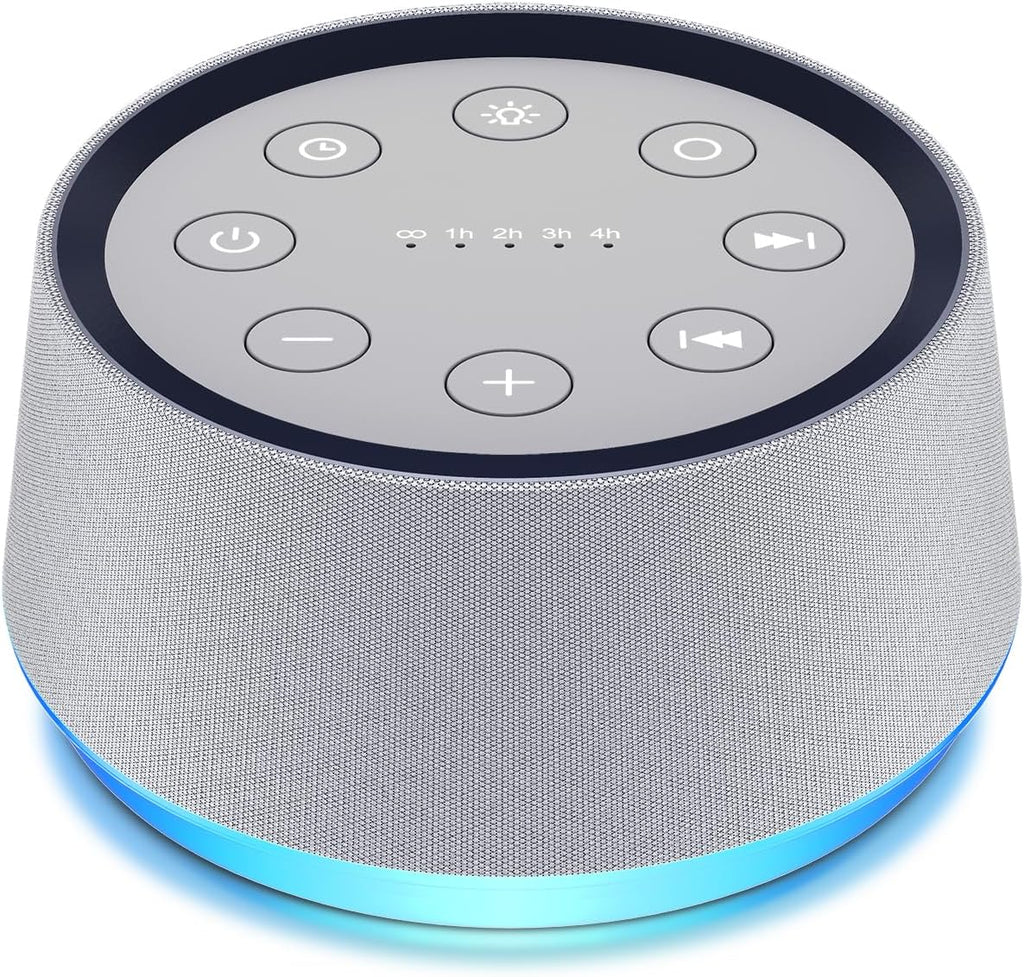 Brown Noise Sound Machine with 30 Soothing Sounds White Noise Machine 12 Colors Night Light for Baby Adults Kids Sleep Machines 36 Volume Levels 5 Timers for Home Office
