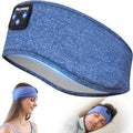 Perytong Bluetooth Headband Headphones, Sleep Headphones Bluetooth for Side Sleepers - Sleeping Headband with Thin Speaker Microphone Handsfree Gift Ideas for Women Men