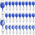 Laumoi 150 Pcs Retractable ID Badge Holder Name ID Badge Reel Clips Keychain by Unknown