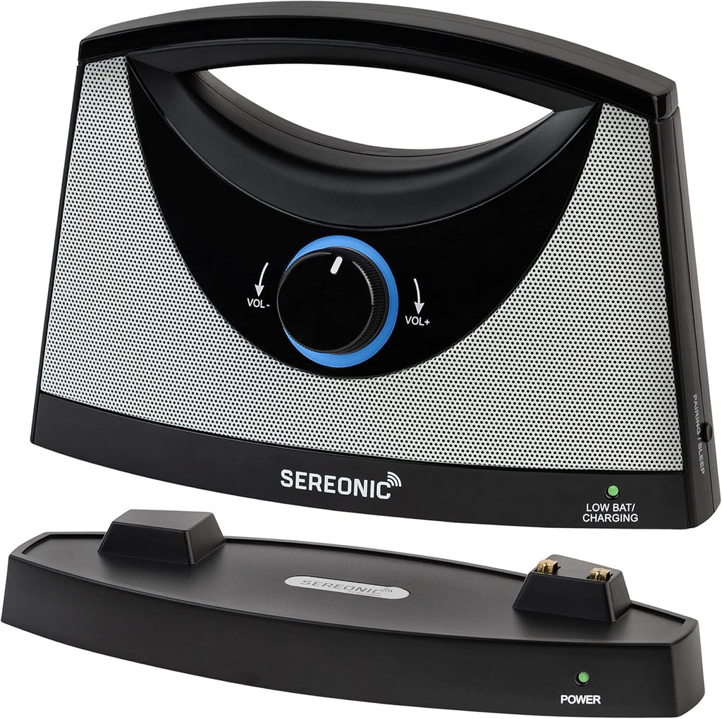 Portable Wireless Speakers for Smart TV - Ideal for TV Watching Without The Blaring Volume - Designed for Hard of Hearing, Elderly, and Seniors - 100ft Range
