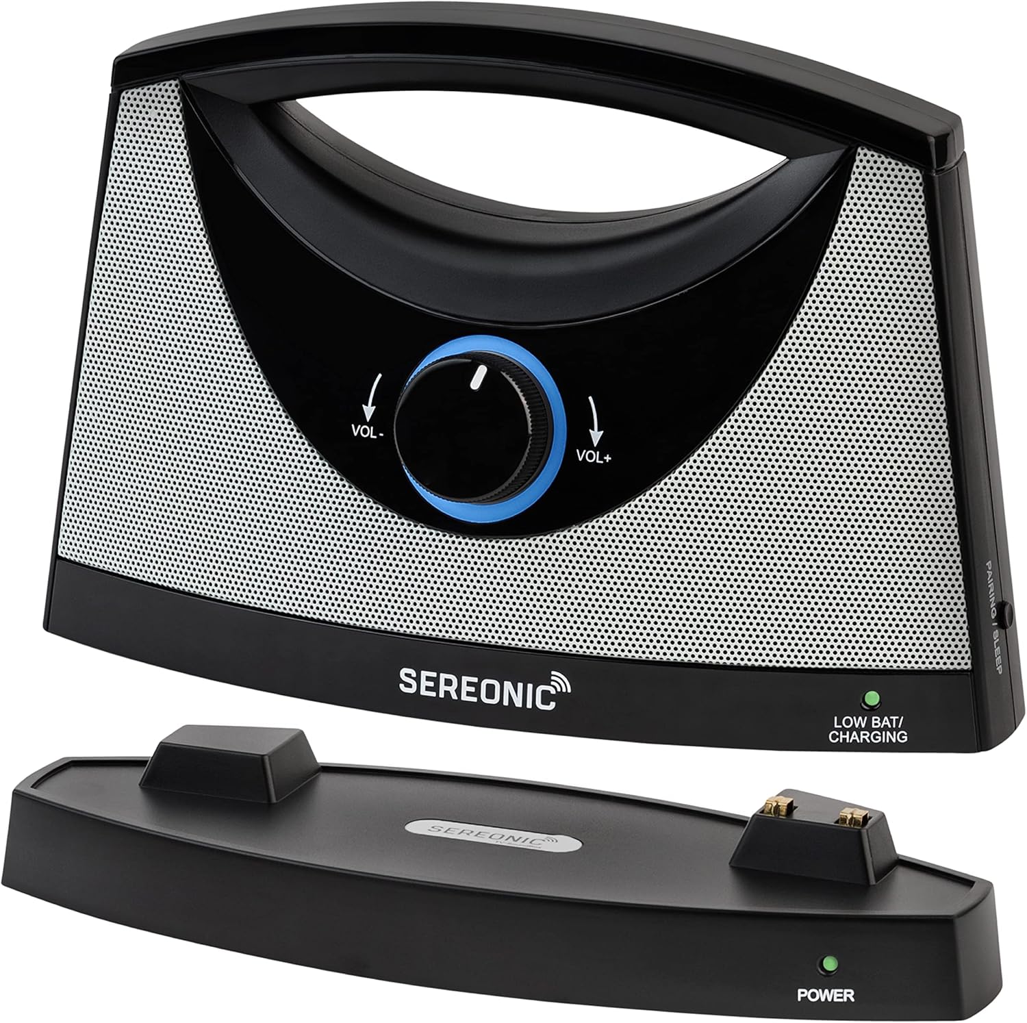 Portable Wireless Speakers for Smart TV - Ideal for TV Watching Without The Blaring Volume - Designed for Hard of Hearing, Elderly, and Seniors - 100ft Range