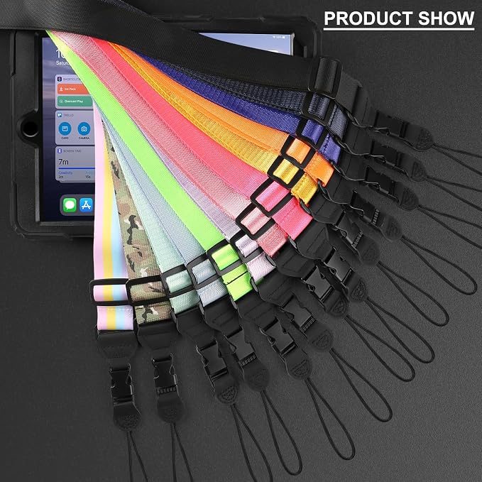 FIEIL Nylon iPad Strap, Adjustable Camera Neck Strap, Comfortable Shoulder Strap - Image 2