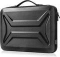 DOMISO 15.6 Inch Laptop Case Rugged Sleeve Waterproof Hard Shell Protective Cover Fits Most 15.6" Laptops/Macbook Pro/Lenovo IdeaPad/HP ENVY/Dell XPS (Black)