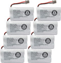 GEILIENERGY BT1007 BT1015 Phone Battery Compatible with BT-1007 BT-1015 BT-904 BBTY0460001 BBTY0510001 DCX150 DECT1500 D1484 HHR-P506 HHR-P506A Handset Cordless Telephone(8 Pack)