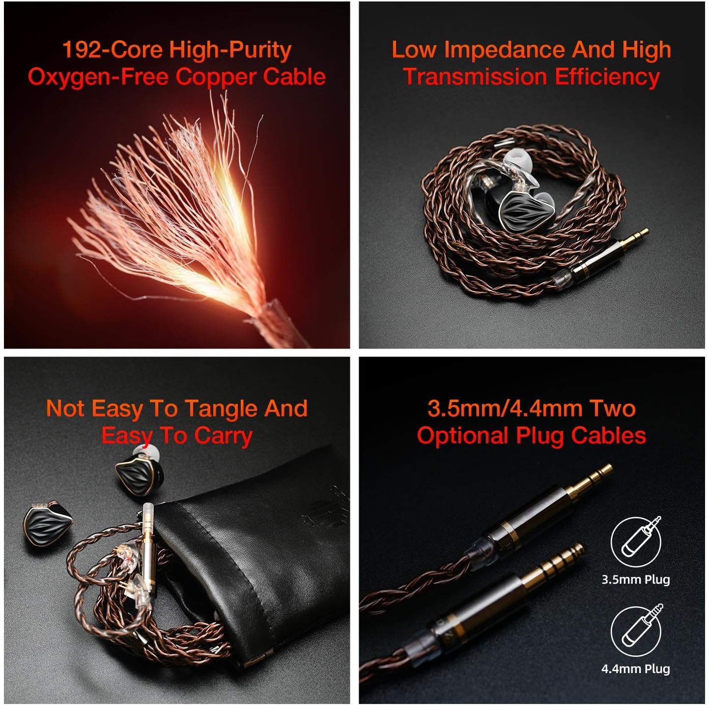 MS3 in-Ear Monitors, 2BA+1DD Hybrid IEM Wired Earphones, Includes 3 Pneumatic Tuning Filters - Exclusive Adjustable Soundstage for Instruments, Detachable Cable for Audiophile/Musician 3.5mm