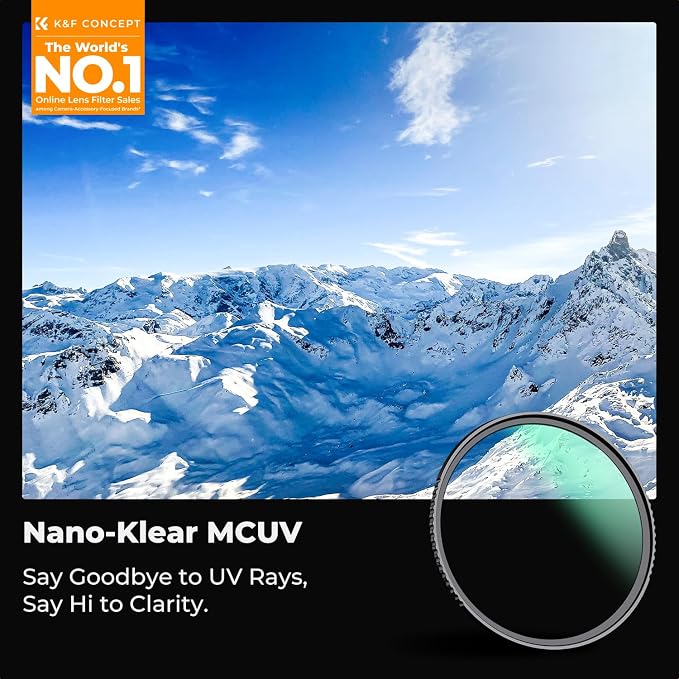 K&F CONCEPT 43mm MC UV Lens Protection Filter - Image 2