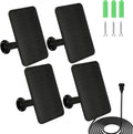 6W Solar Panel Charger for Blink Outdoor/Outdoor(3rd Gen)/XT XT2 Camera Solar Panel with 13.1ft Waterproof Charging Cable, Waterproof Rubber Plug, 360°Adjustable (for Blink 3-4PC)