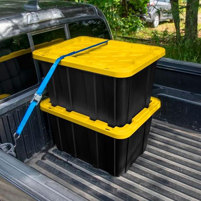 Sterilite 16-Pack Industrial Tote, Plastic Storage Container Bins - Image 4