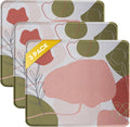 JIKIOU 3 Pack Mouse Pad with Stitched Edge, Comfortable Mouse Pads with Non-Slip Rubber Base, Washable Mousepads Bulk with Lycra Cloth, Mouse Pads for Computers Laptop Mouse 10.2x8.3x0.12in Rose