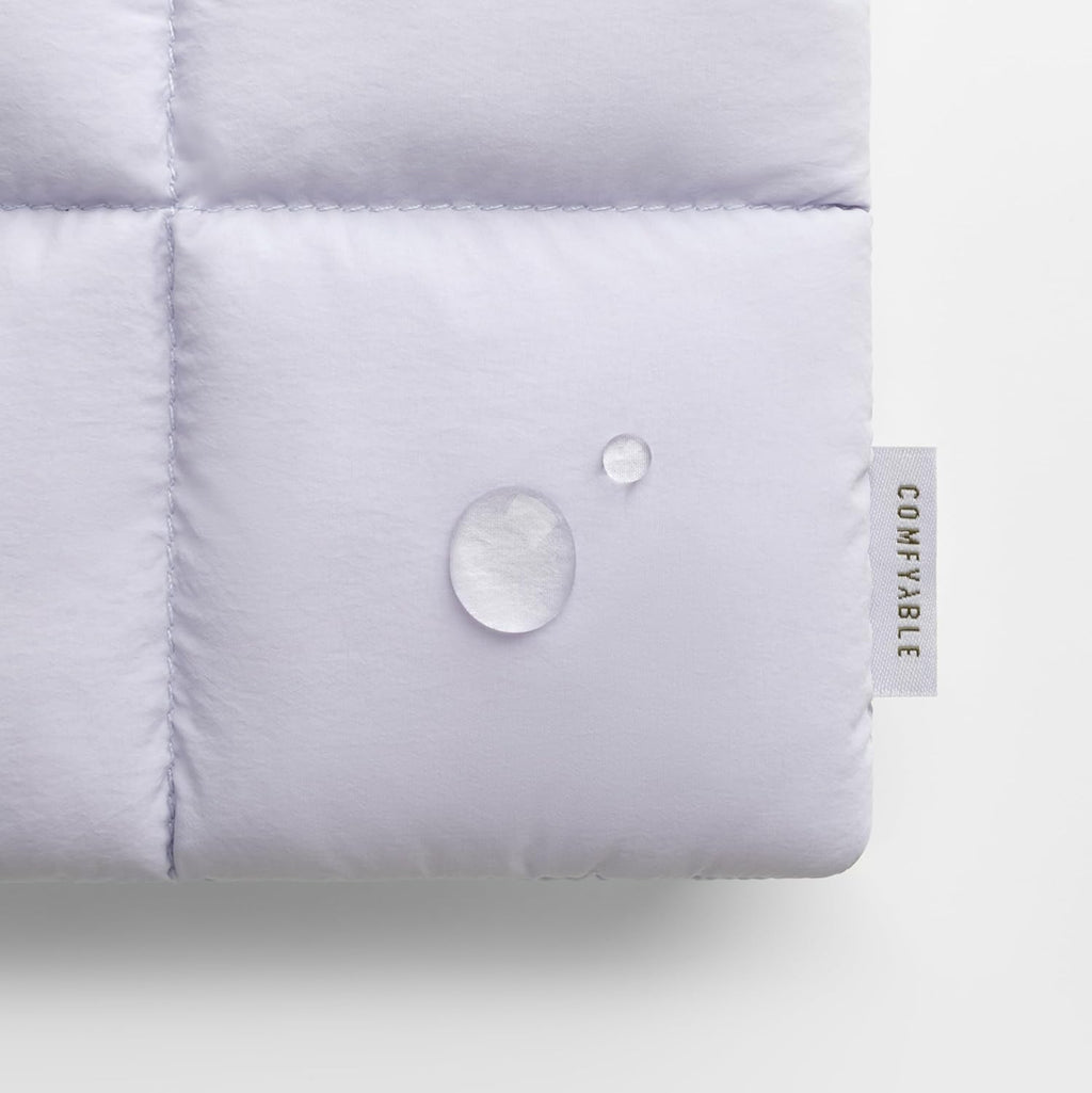 Comfyable Puffy Laptop Sleeve 13 Inch 14 Inch, Quilted Puffer Laptop Carrying Case, Pillow Case Compatible with MacBook Air M4 2025 M3 M2 M1, MacBook Pro M4 Pro/Max, Lavender