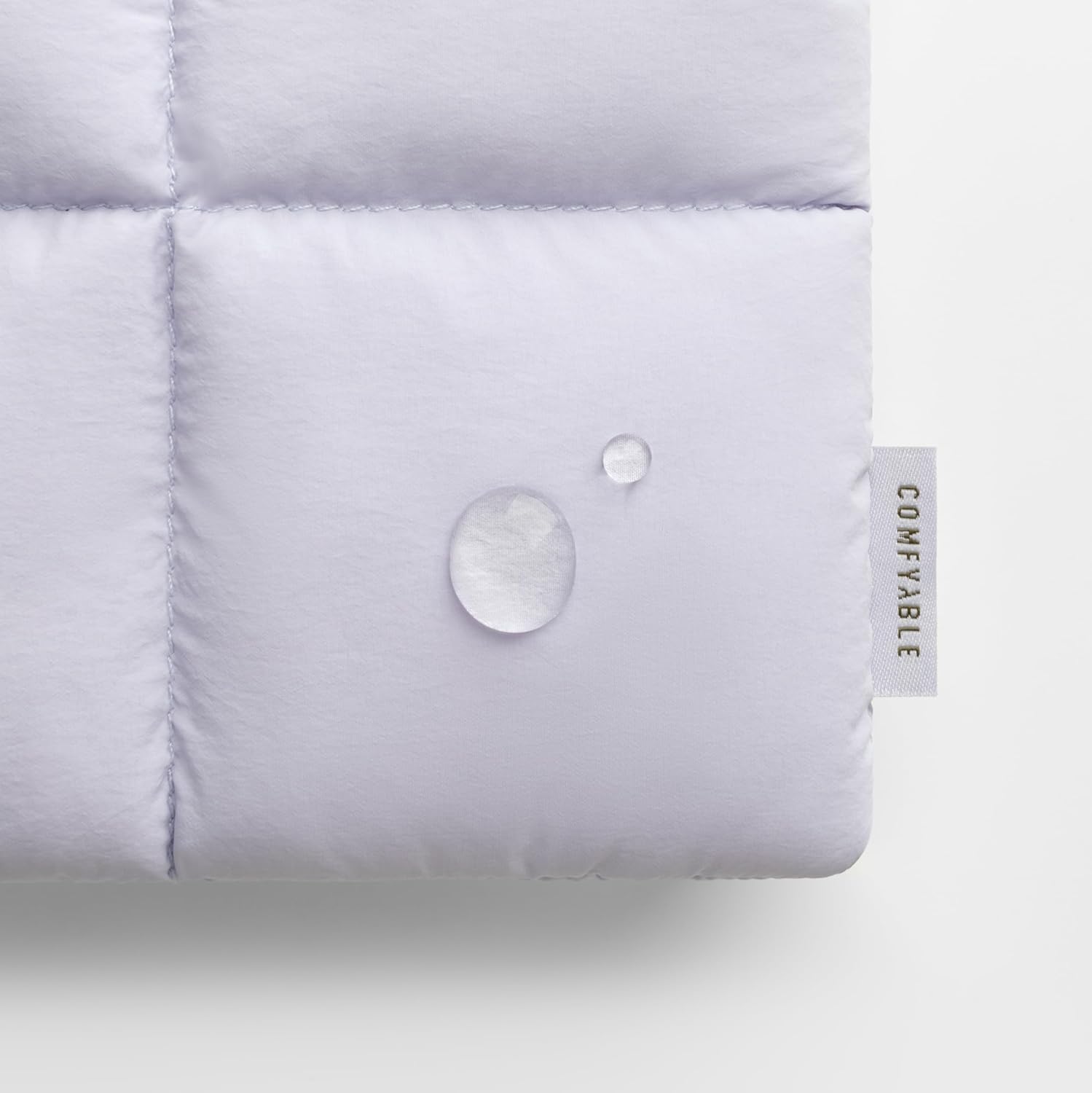 Comfyable Puffy Laptop Sleeve 15 Inch 16 Inch, Quilted Puffer Laptop Carrying Case, Pillow Pouch Compatible for MacBook Air 15 in M4 2025 & MacBook Pro 16 in M4 2024, Lavender
