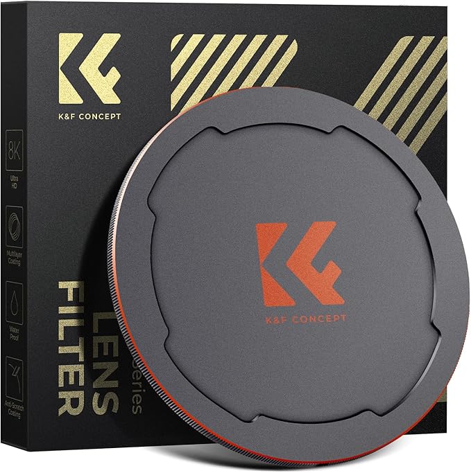 K&F CONCEPT 58mm Thread & Magnetic 2-in-1 Lens Filter Cap Only Compatible by KFCONCEPT
