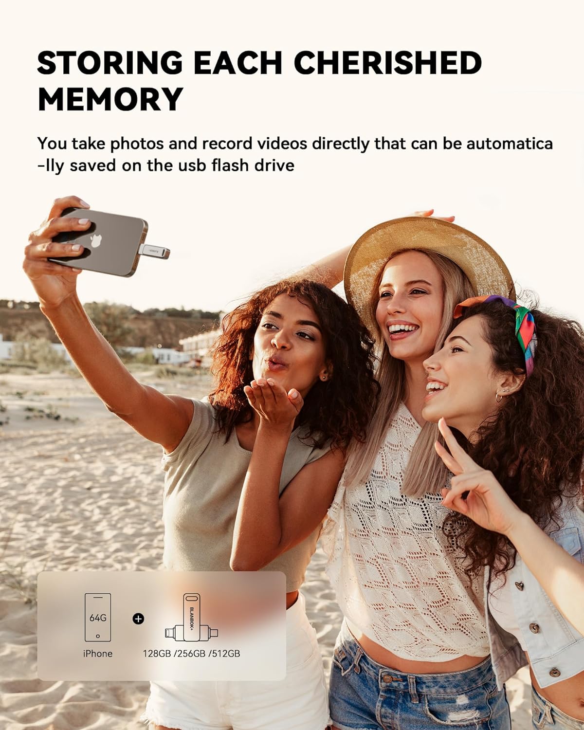 MFi Certified 256GB Flash Drive for iPhone Photo Stick, USB Thumb Drive Memory Stick High Speed USB Drive Photo Storage for iPhone Compatible for iPhone/iPad/Android/PC