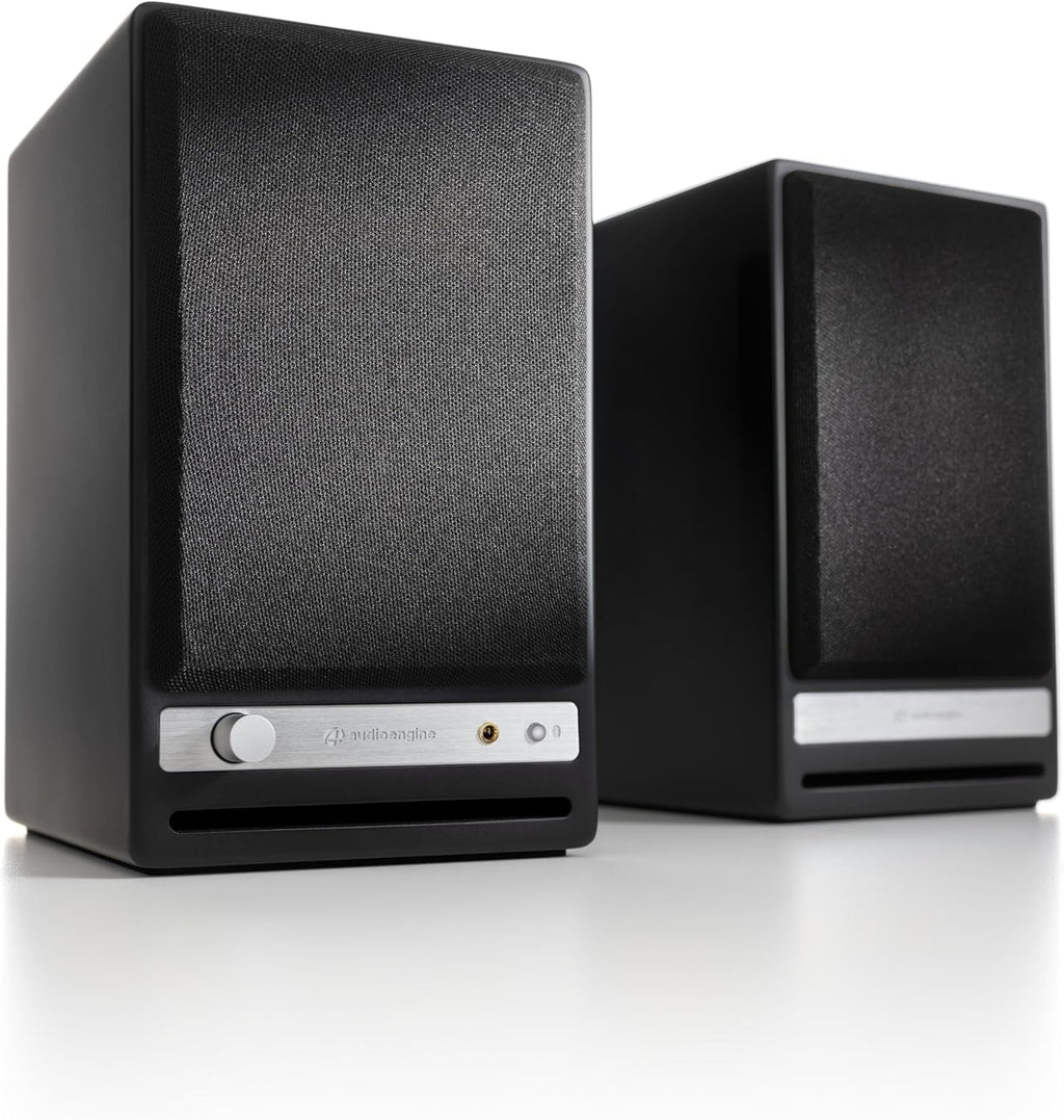 Audioengine HD4 24 Bit Bluetooth Bookshelf Speakers - TVs, Desktops, Stereos, Music, Movies and Gaming - Bluetooth aptX Adaptive 5.3