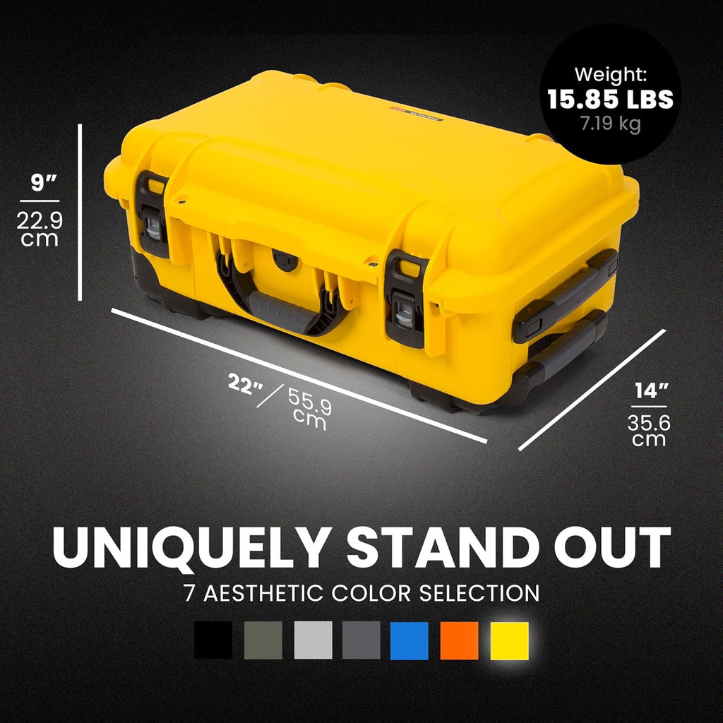NANUK Wheeled Series 935 Lightweight NK-7 Resin Waterproof Protective Case