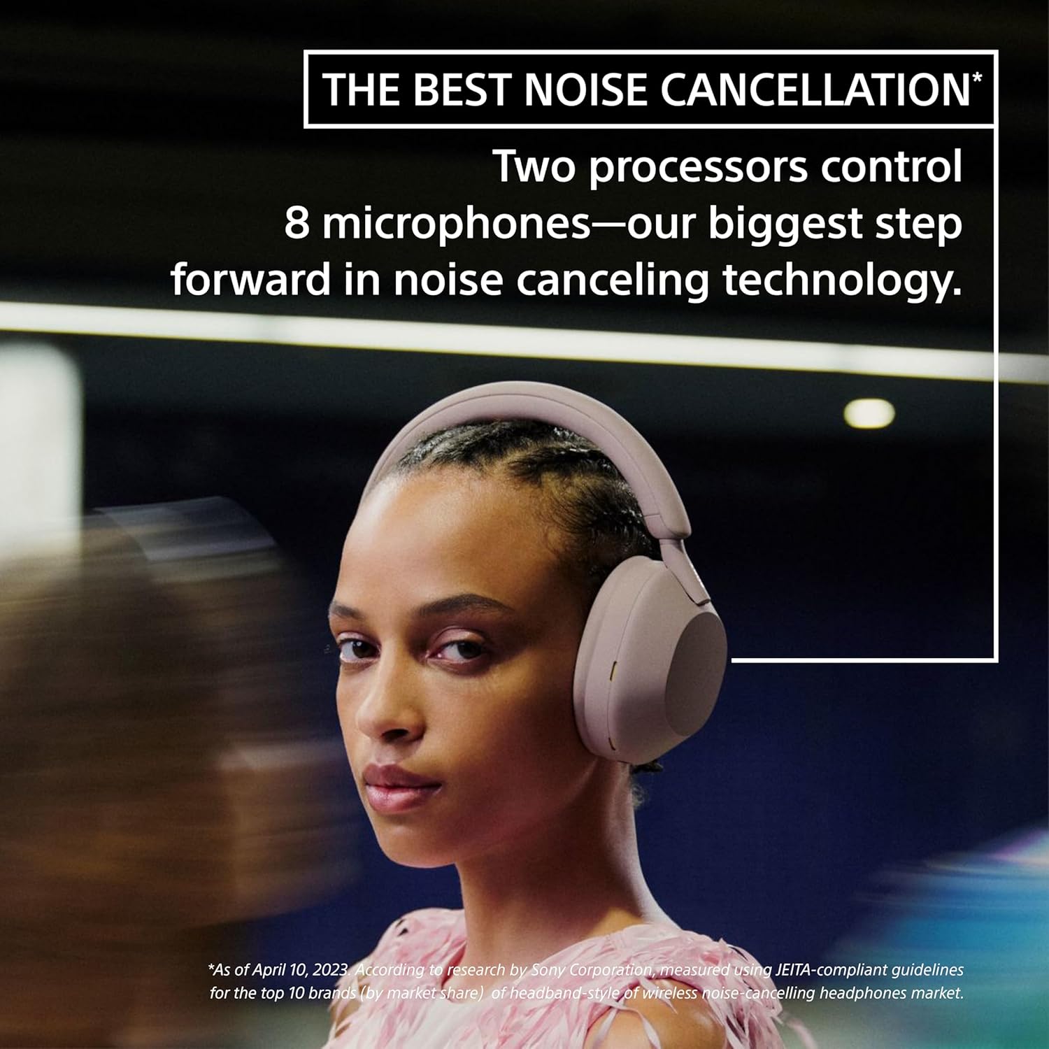 Sony WH-1000XM5 Premium Noise Canceling Headphones, Auto NC Optimizer, 30-Hour Battery, Alexa Voice Control, Silver