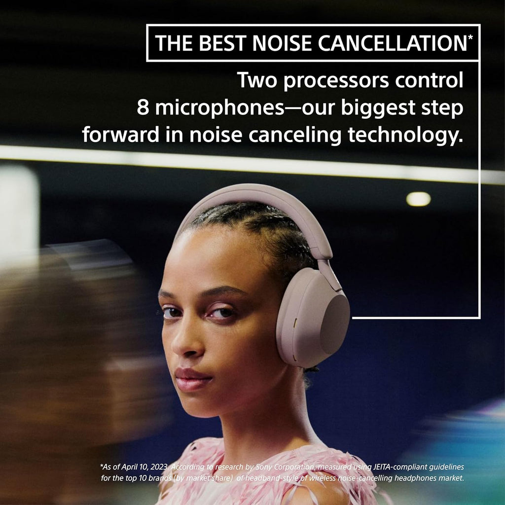 Sony WH-1000XM5 Premium Noise Canceling Headphones, Auto NC Optimizer, 30-Hour Battery, Alexa Voice Control, Black