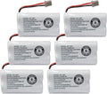 GEILIENERGY BT1007 BT1015 Phone Battery Compatible BT-1007 BT-1015 BT-904 BBTY0460001 BBTY0510001 DCX150 DECT1500 D1484 HHR-P506 HHR-P506A Handset Cordless Telephone(6 Pack)
