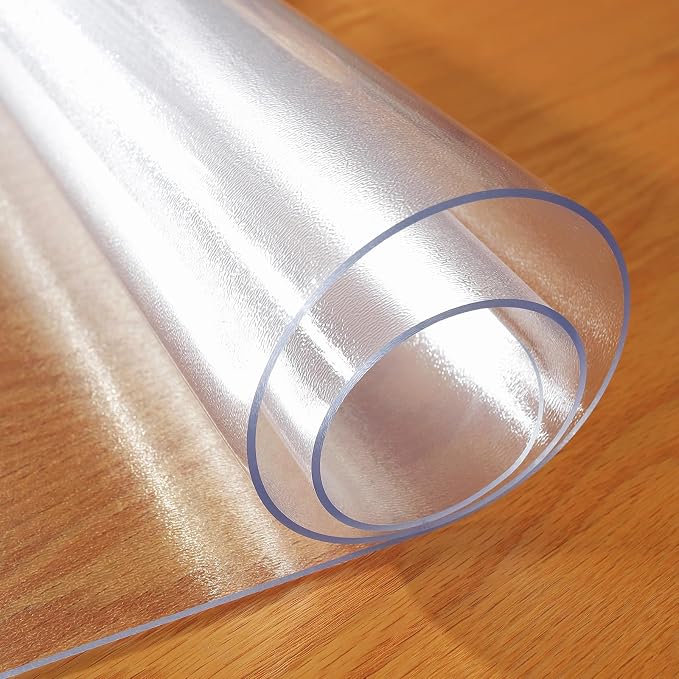 OstepDecor Frosted Clear Table Cover Protector 40 x 78 Inch, 1.5mm Thick - Image 7