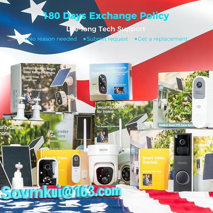 Vicohome 4QB 2K AI Solar Security Camera Wireless Outdoor, Battery Powered Cam - Image 4