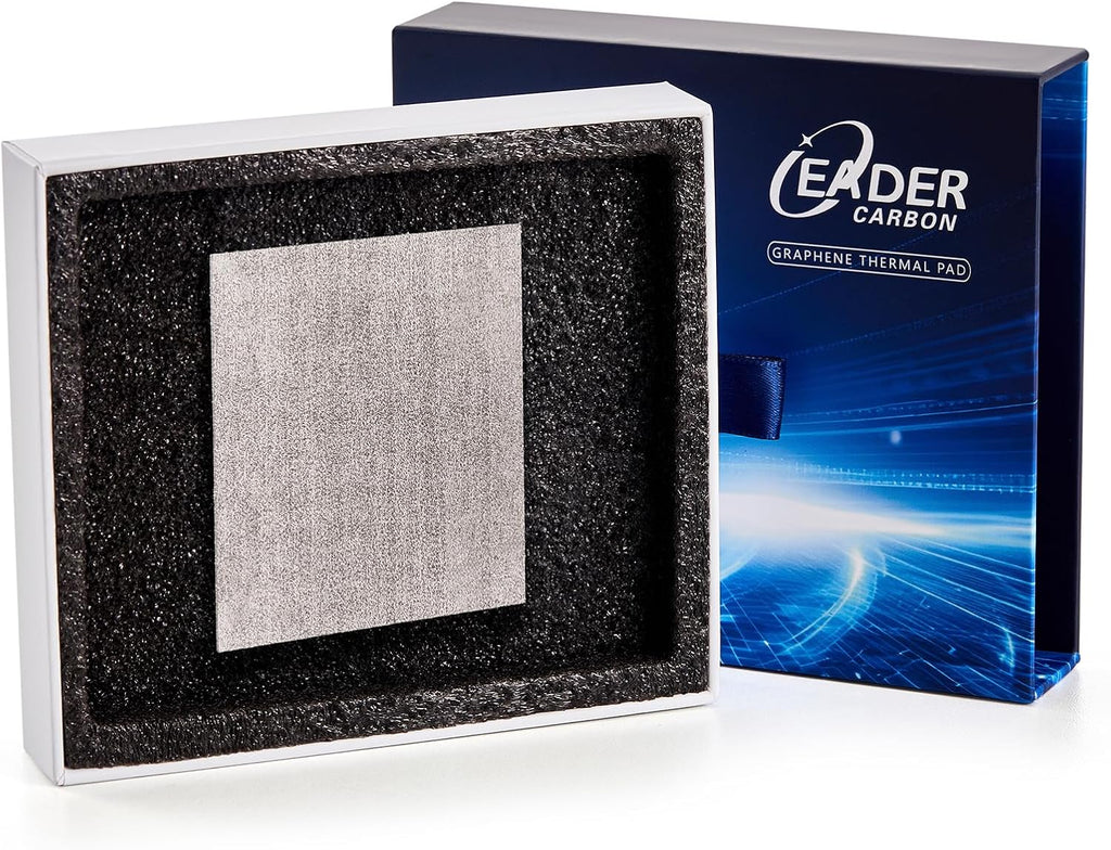 Thermal Pad,50 * 50 * 0.2mm,Graphene Thermal Pads for GPU/CPU/SSD/Electronics - Highly Efficient,Compressible (50 * 50mm)