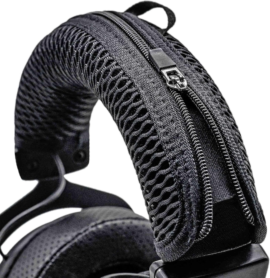 Protective Headband Cover for ATH M Series & Virtuoso - Compatible with Virtuoso XT, SE, Wireless, M50X, M50XBT, M50, M40X & More (Black Breathable Mesh Fabric)