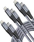 ohbox USB-C to Lightning Cable 3FT 3Pack iPhone Charger Fast Charging Braided Type C Charging Cord Compatible with iPhone 14 13 13 Pro Max 12 12 Pro Max 11 XS XR X 8 iPad
