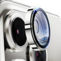 Hoerrye for iPhone 15 Pro Max/iPhone 15 Pro Camera Lens Protector [3+1] [Keep Lens Original Design] 9H Tempered Glass Camera Cover Screen Protector,White Titanium