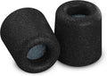 Comply 600 Core Series | Memory Foam Replacement IEM Ear Tips for Truthear, Sennheiser, Moondrop & More | Superior Noise Isolation, Ultimate Comfort, Secure Fit | TechDefender, Black, Small (3 Pairs)