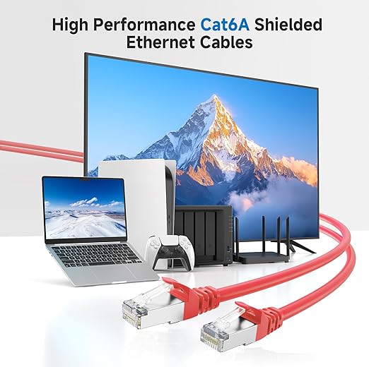 Cable Matters 10Gbps Snagless Shielded Cat 6A Ethernet Cable - 75ft - Image 2
