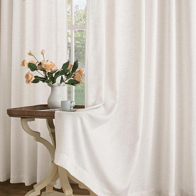 Memory Trained Pinch Pleated Curtains 92 Inches Long, Viral Linen Pinch Pleat - Image 10