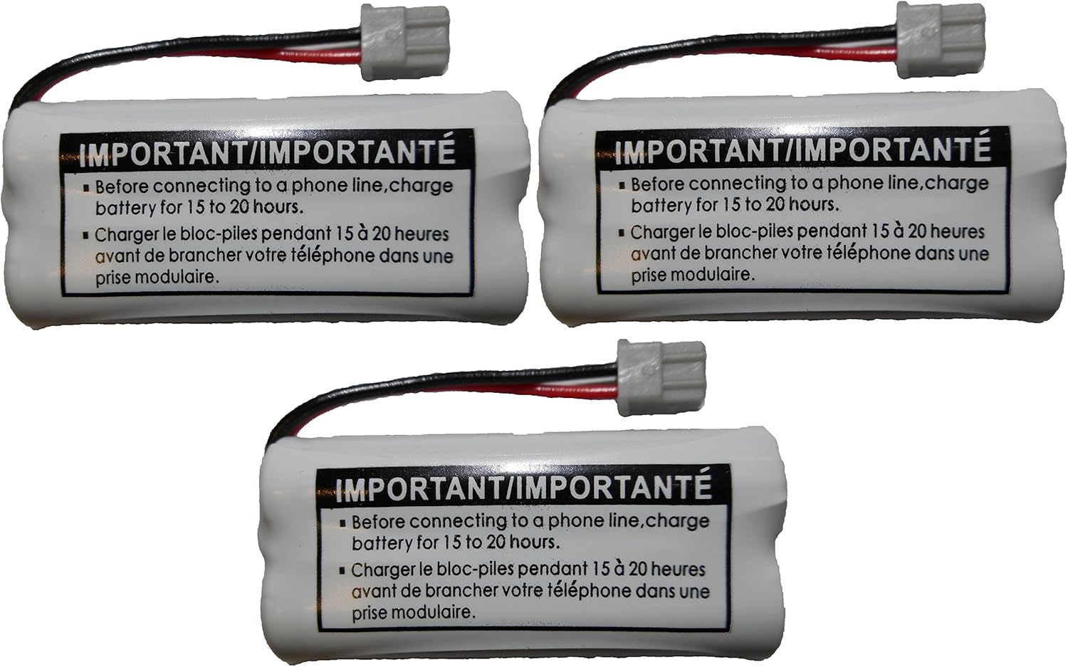 JustGreatDealz HIGH Capacity Rechargeable Replacement Battery BT-1021 BBTG0798001 for Uniden Cordless Handsets (3-Pack)