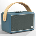 Vintage Bluetooth Speakers, KONEX 40W Leather Portable Wireless Speaker, Bluetooth 4.2 Heavy Bass Music Player, 20H Long Playtime, Mid Century Modern Decor for Home, Office, Party, Gift for Friend