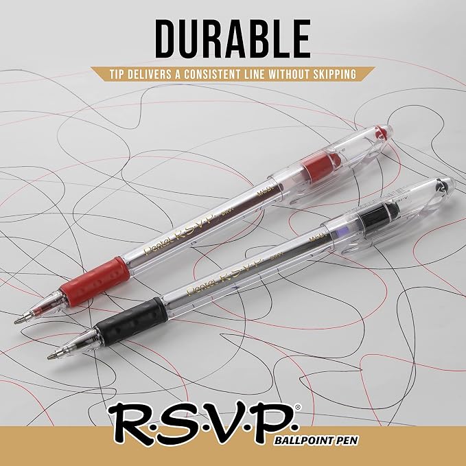 Pentel RSVP Ballpoint Pen, Fine Line - Image 5