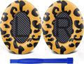 SoloWIT Replacement Earpads Cushions for Bose QuietComfort 35 (QC35) & Quiet Comfort 35 II (QC35 ii) Headphones, Ear Pads with Softer Leather, Noise Isolation Foam, Added Thickness (Tiger Stripes)
