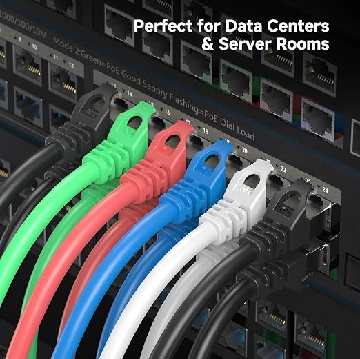 Cable Matters 10Gbps Snagless Short Shielded Cat 6A Ethernet Cable - 3ft - Image 8