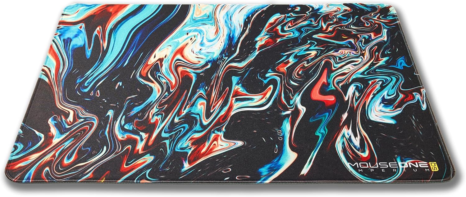 Imperium (Squishy) - PORON®-Based Control (Speed Category) Gaming Mouse Pad for Esports - 19.7in x 15.7in - Wavy Artwork