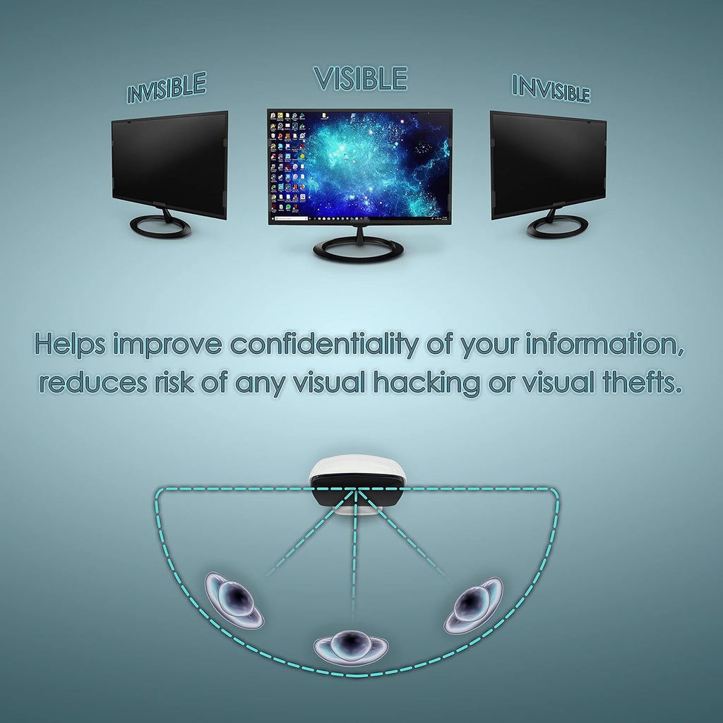 Premium Privacy Screen Filter for 24 Inches Desktop Computer Widescreen Monitor with Aspect Ratio 16:09. Anti Glare and Anti Blue Light Protection