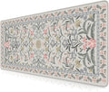 iCasso Aesthetic Floral Desk Mat, L Mouse Pads, Anti-Slip Mousepad by iCasso