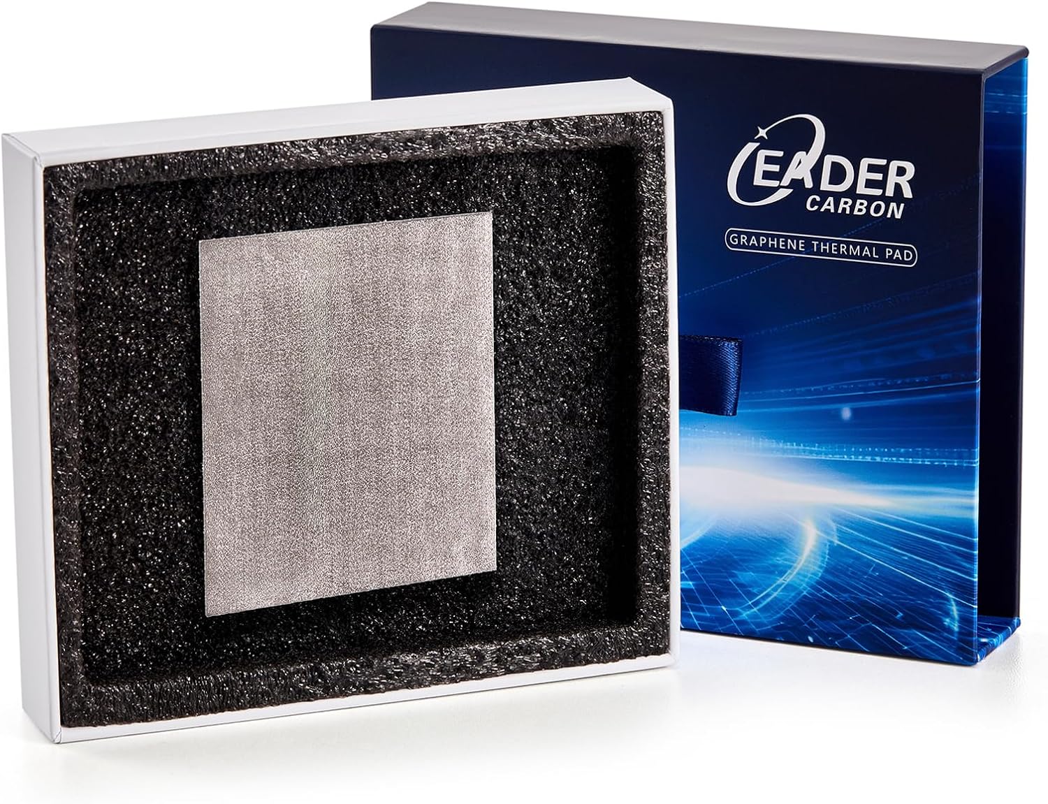Thermal Pad,38 * 38 * 0.2mm,Graphene Thermal Pads for GPU/CPU/SSD/Electronics - Highly Efficient, Compressible (38 * 38mm)