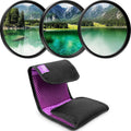 Altura Photo 55mm Lens Filter Kit - Multi-Coated UV Protector, CPL Polarizing and ND Neutral Density Filters + Case for Camera Accessories & Lenses