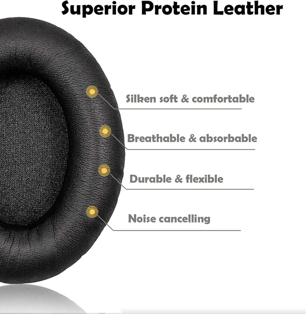 Replacement Earpads Compatible for Bose QuietComfort QC2,QuietComfort 15 QC15,QuietComfort QC25,QuietComfort QC35,Bose AE2,AE2i,AE2w,SoundTrue, SoundLink (Around-Ear) Headphone (Black)