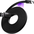 Statik MagStack USB to USB C Cable, Magnetic Anti Tangle Flat A to Type C Charger Fast Charging Cord, Magnetic Charging Cable, Compatible with iPhone 16 Pro Max, 15, Galaxy S24 Ultra, 27W 6FT/2M