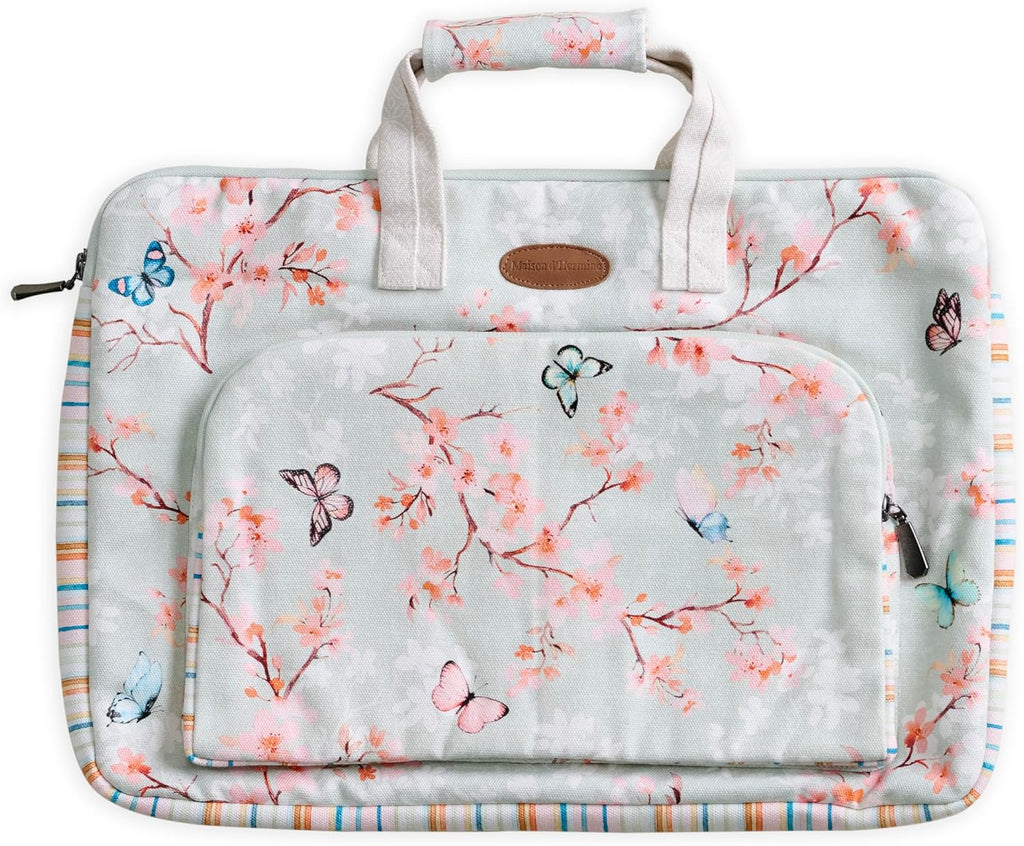 Maison d'Hermine Laptop bag with front pocket Stain and water repellent Cotton canvas