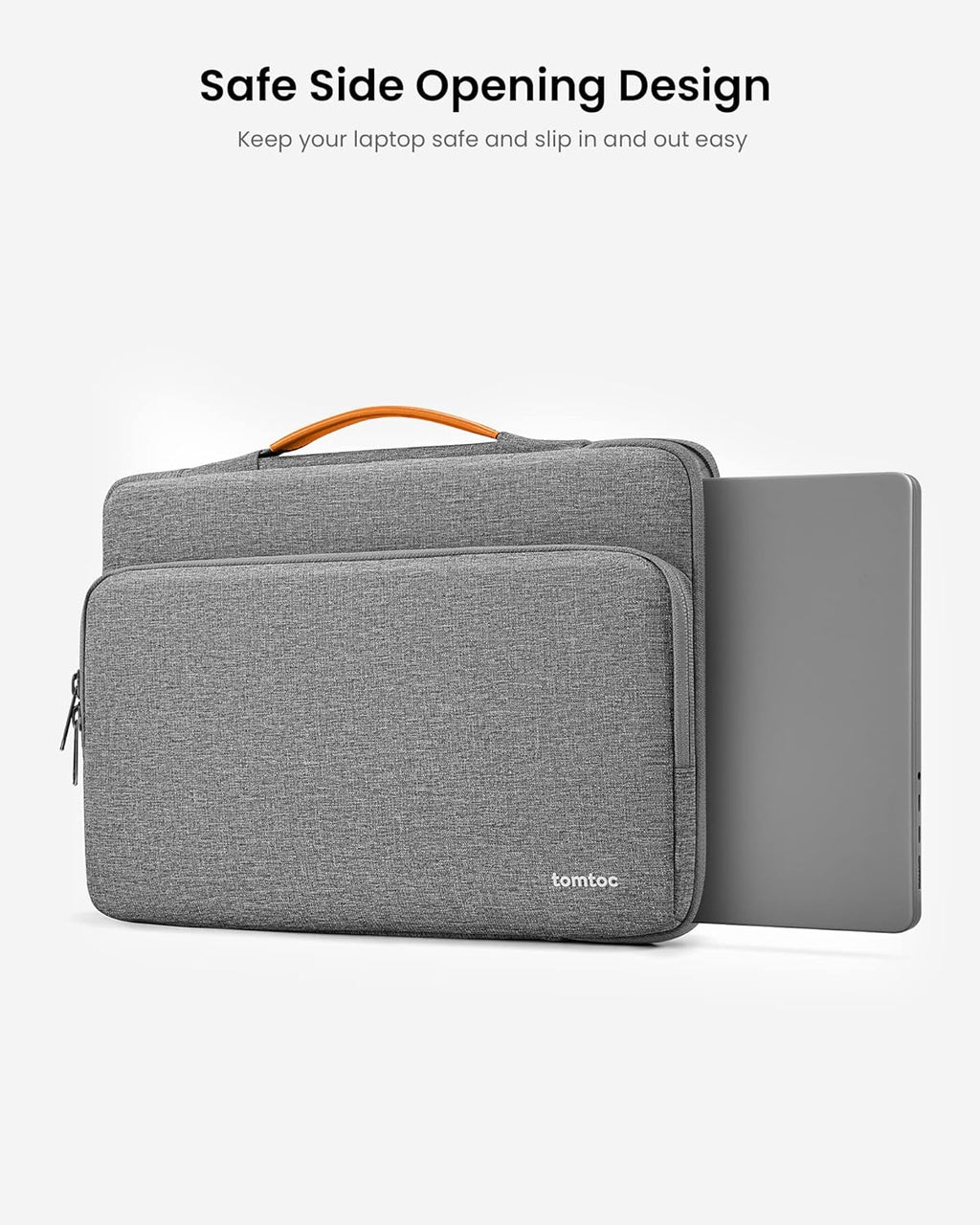 tomtoc 360 Protective Laptop Carrying Case compatible with 14-inch MacBook Pro M5/M4/M3/M2/M1 Pro/Max A3434 A3112 A3401 A3185 2025-2021, 12.9-13 Inch iPad Pro/Air, Water-Resistant Accessory Sleeve Bag