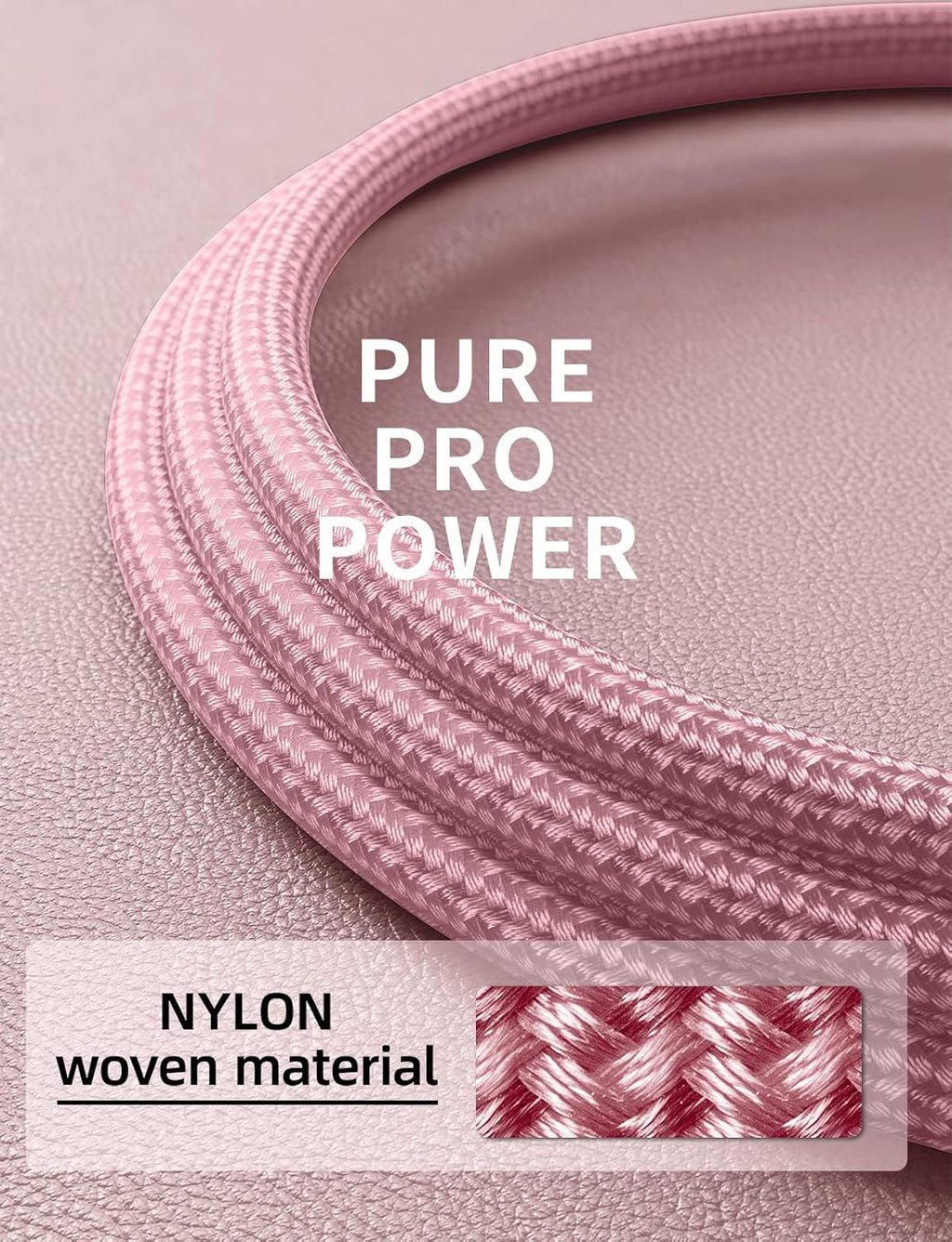 Long iPhone Charger 10FT, 2Pack Lightning Cable [Apple MFi Certified] iPhone Charger Cord USB to Lightning Cable Compatible with iPhone 14/13/12/11 Pro Max/XS MAX/XR/8/7/Plus/6S/5S/iPad (Pink)