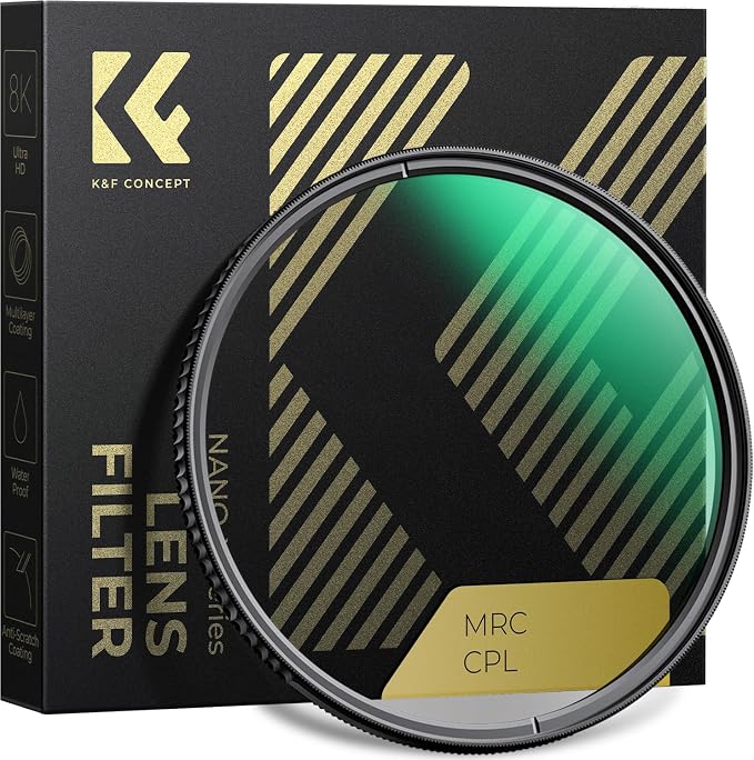 K&F CONCEPT 43mm Circular Polarizers Filter Polarizing Filter 28 Multi-Layer by KFCONCEPT