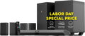 Nakamichi Shockwafe Ultra 9.2.4 Channel Dolby Atmos/DTS:X Soundbar with Dual 10" Subwoofers (Wireless), 4 Rear Surround Effects Speakers, eARC and SSE Max Technology (Flagship)
