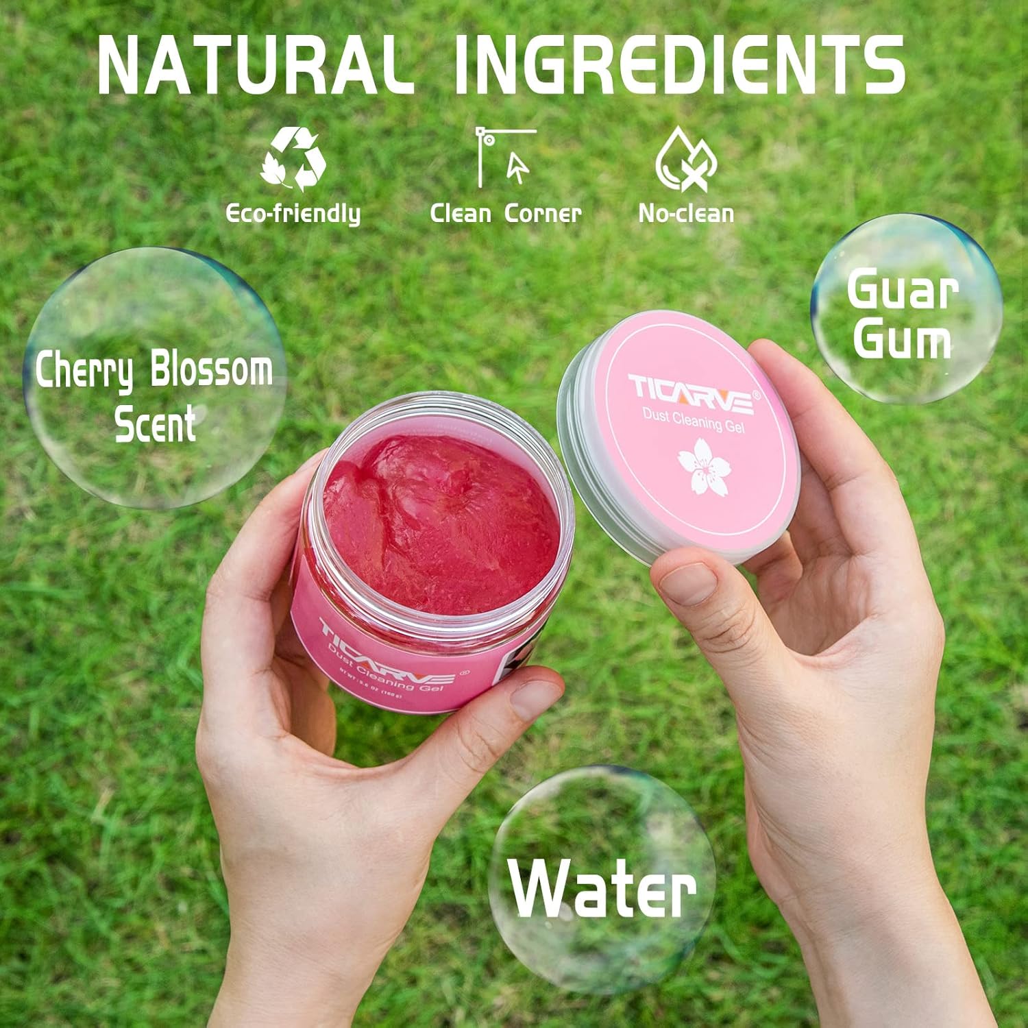 TICARVE 2Pack Cleaning Gel Car Putty Car Clean Putty Gel Auto Tools Car Interior Cleaner Car Cleaner Car Cleaning Slime Car Assecories Keyboard Cleaner Rose (320g/11.2oz)